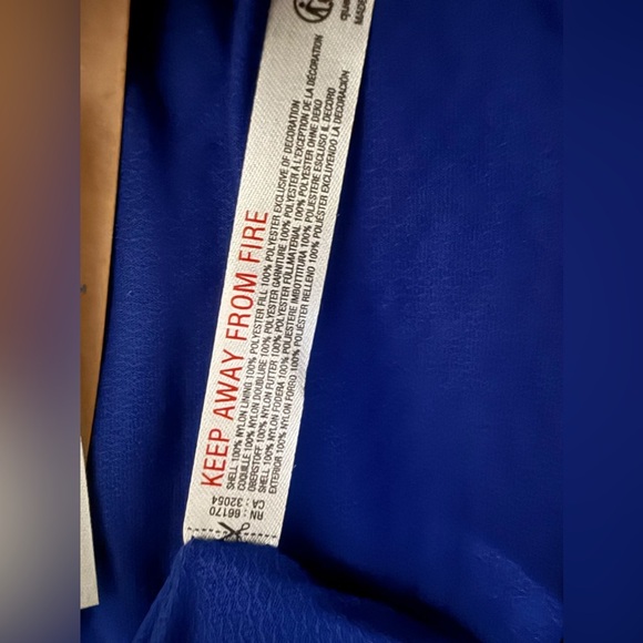 NWT FREE PEOPLE Packable blue athletic runner running outdoor light jacket - Picture 9 of 9